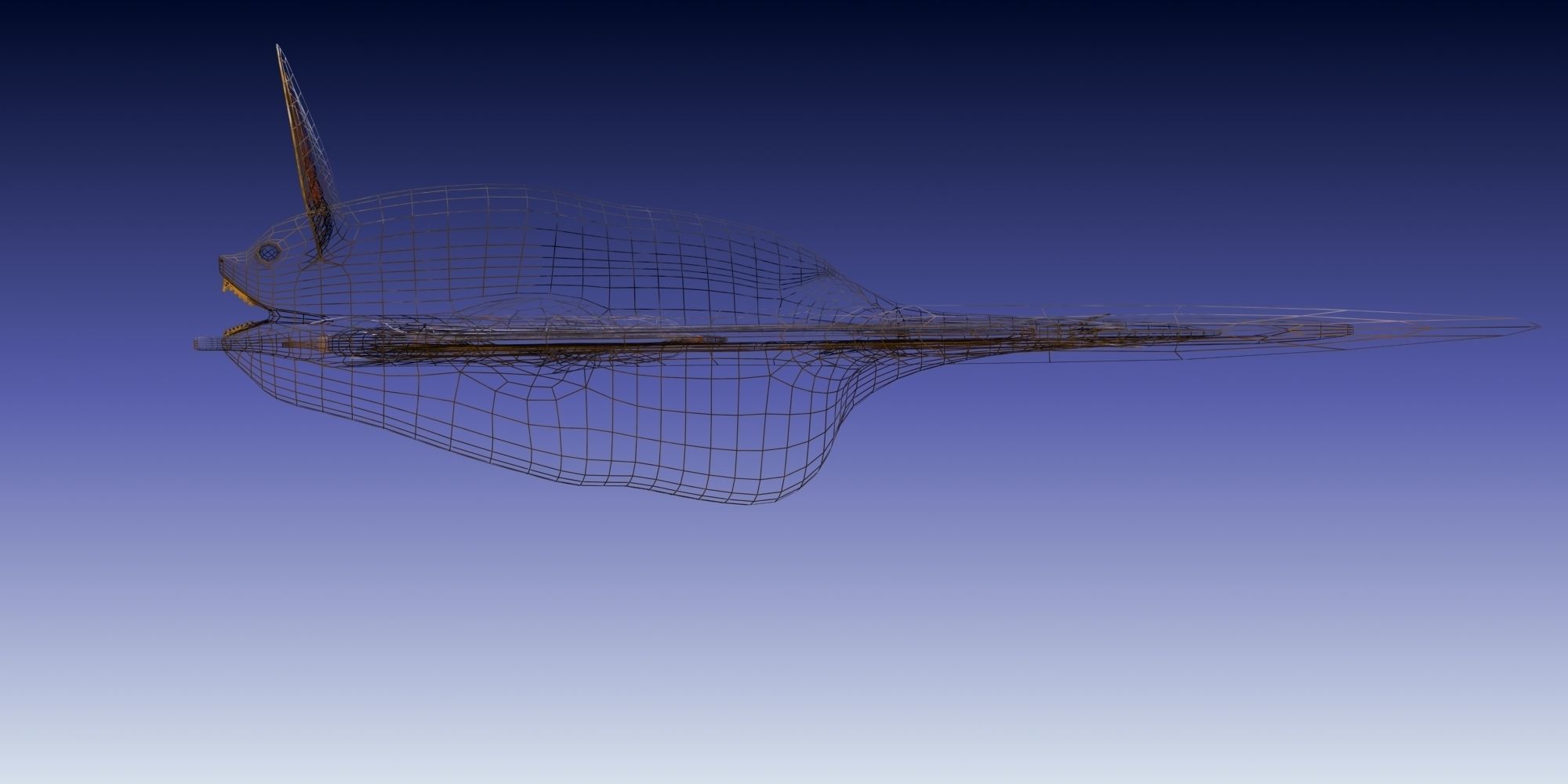 3D Bat model flying 3D model_8