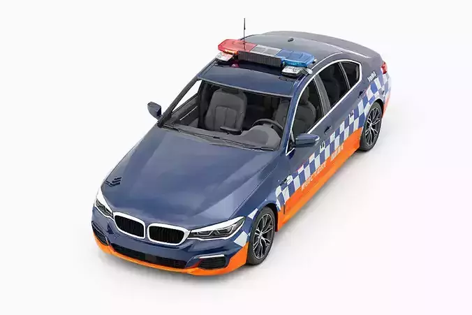 Police Patrol Sedan Emergency Response Vehicle