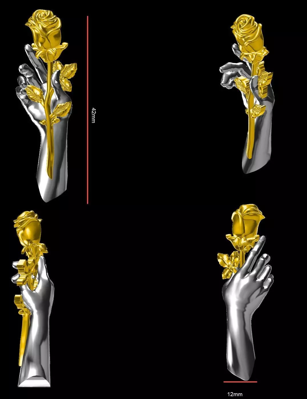 propose hand pendant 3D print model