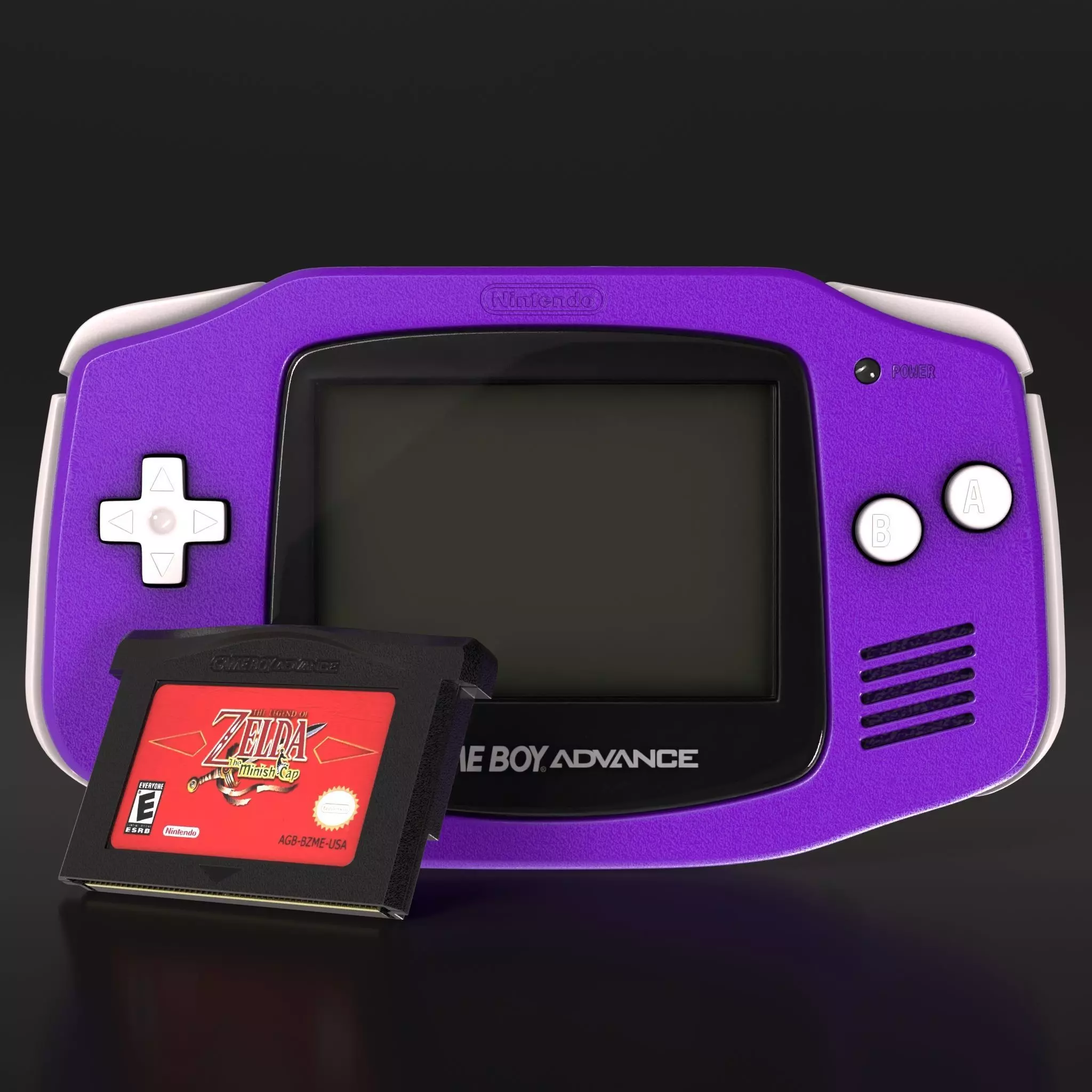 Game Boy Advance Free low-poly 3D model