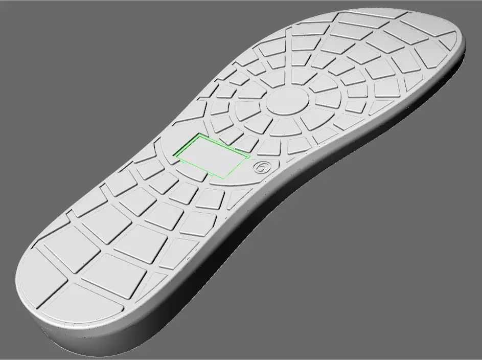 Ladies Slipper Bottom Sole 3D print model