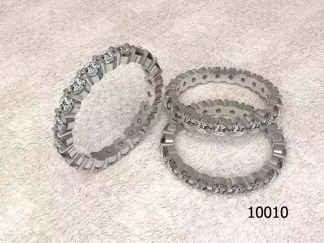 Ring three diamond rings on carpet Free 3D print model