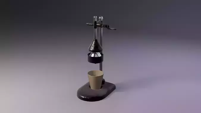 Hand Press Juicer 3D Game Ready Model Low-poly 3D model 3