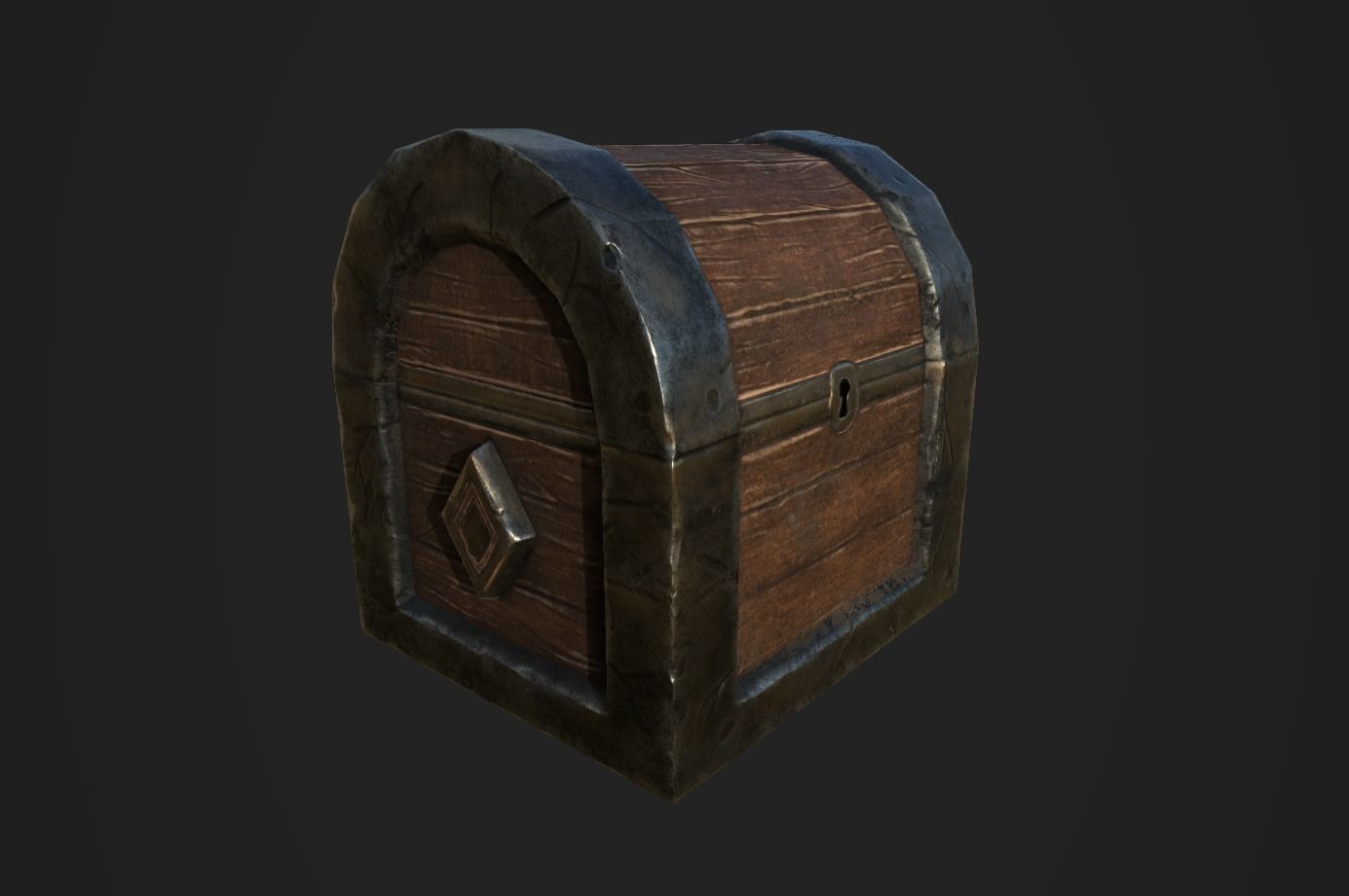 Chests Fantasy PBR Low-poly 3D model_2