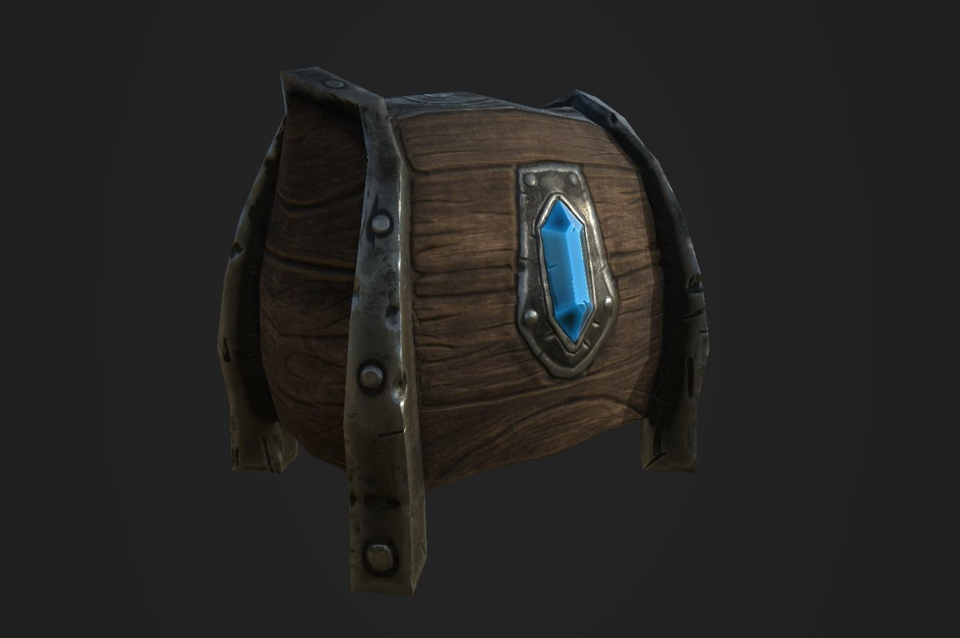 Chests Fantasy PBR Low-poly 3D model_13