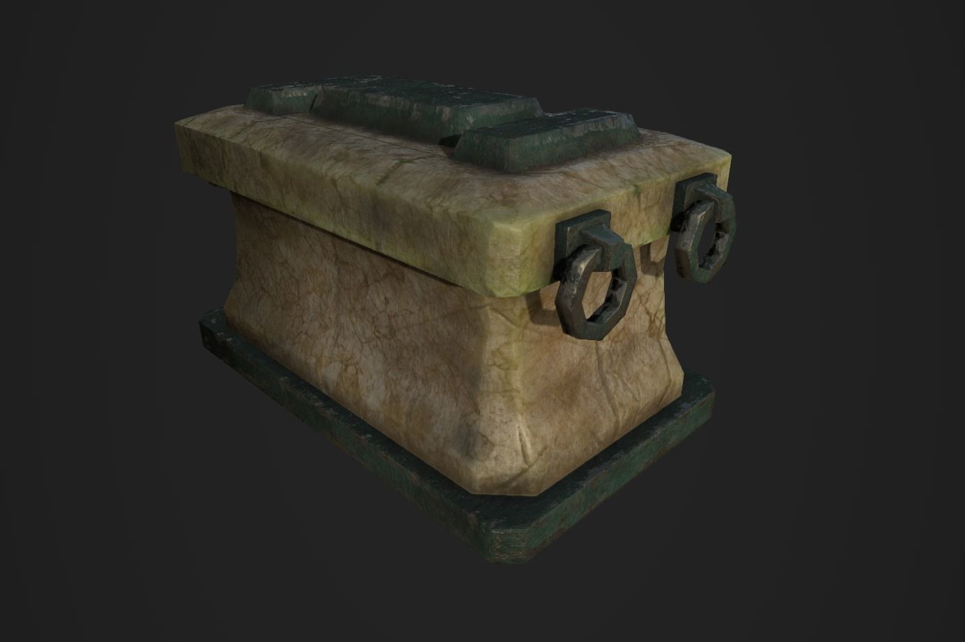 Chests Fantasy PBR Low-poly 3D model_3