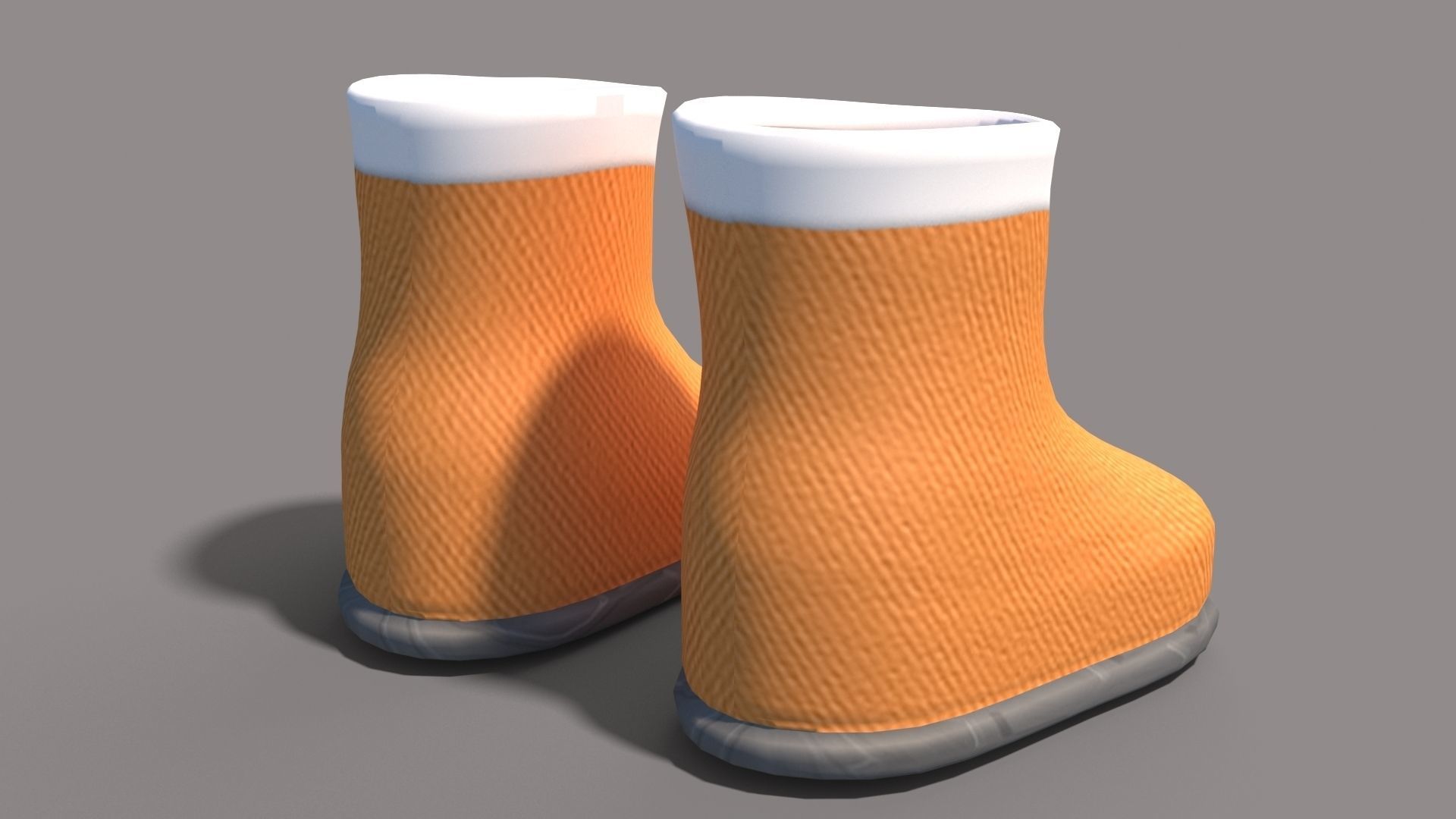 cartoon Boots 3D model_1