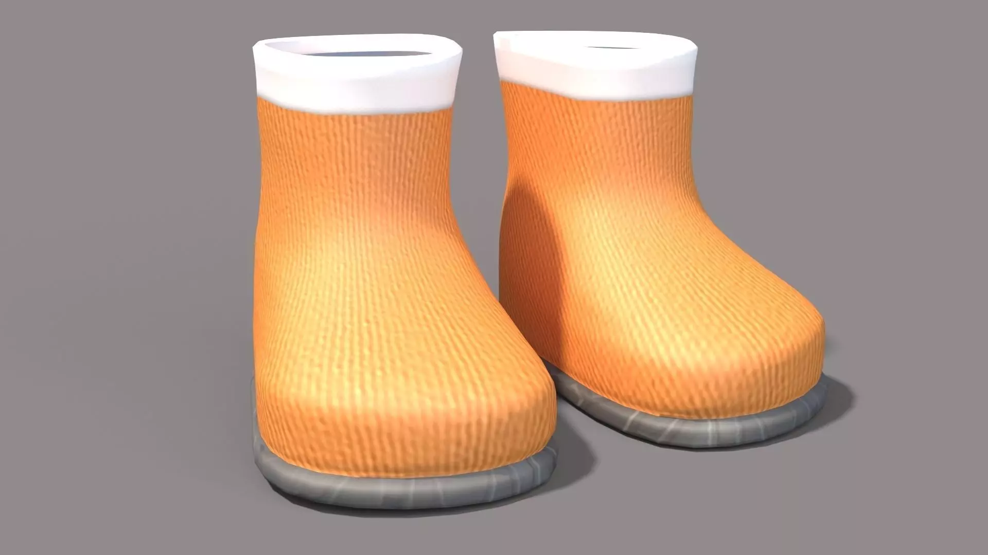 cartoon Boots 3D model_0
