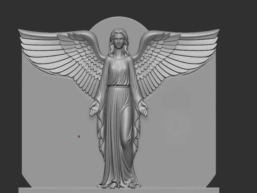 angel monument 3D print model