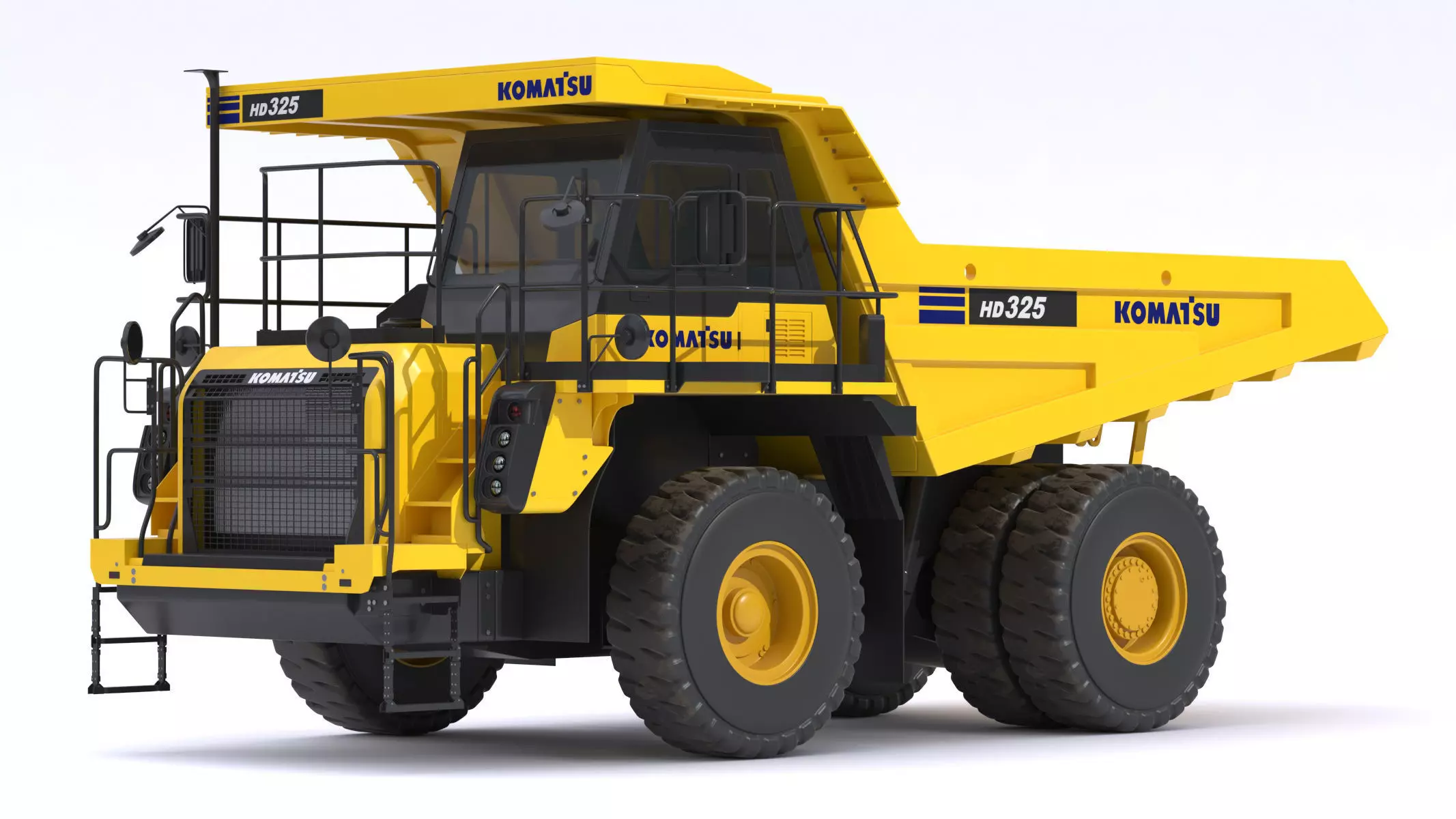 Komatsu HD325-8 Mechanical Truck 3D model | CGTrader