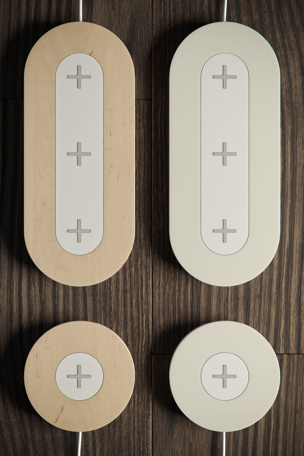 Pads for wireless charging and iphone 5s 3D model_1