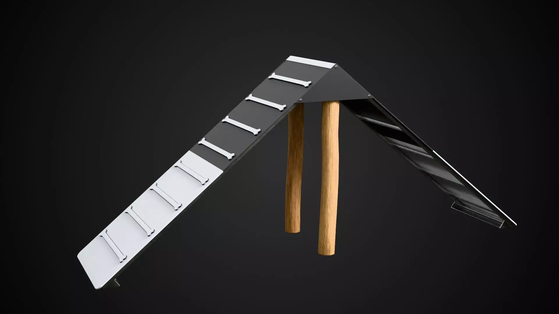 Dog Agility A-Frame Low-poly 3D model