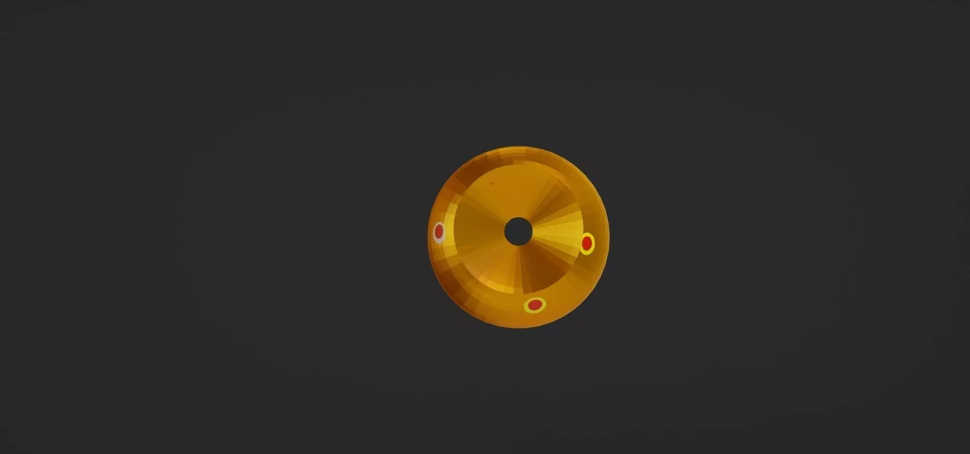 Luxury Golden Interior Vase - 3D Decoration Free low-poly 3D model