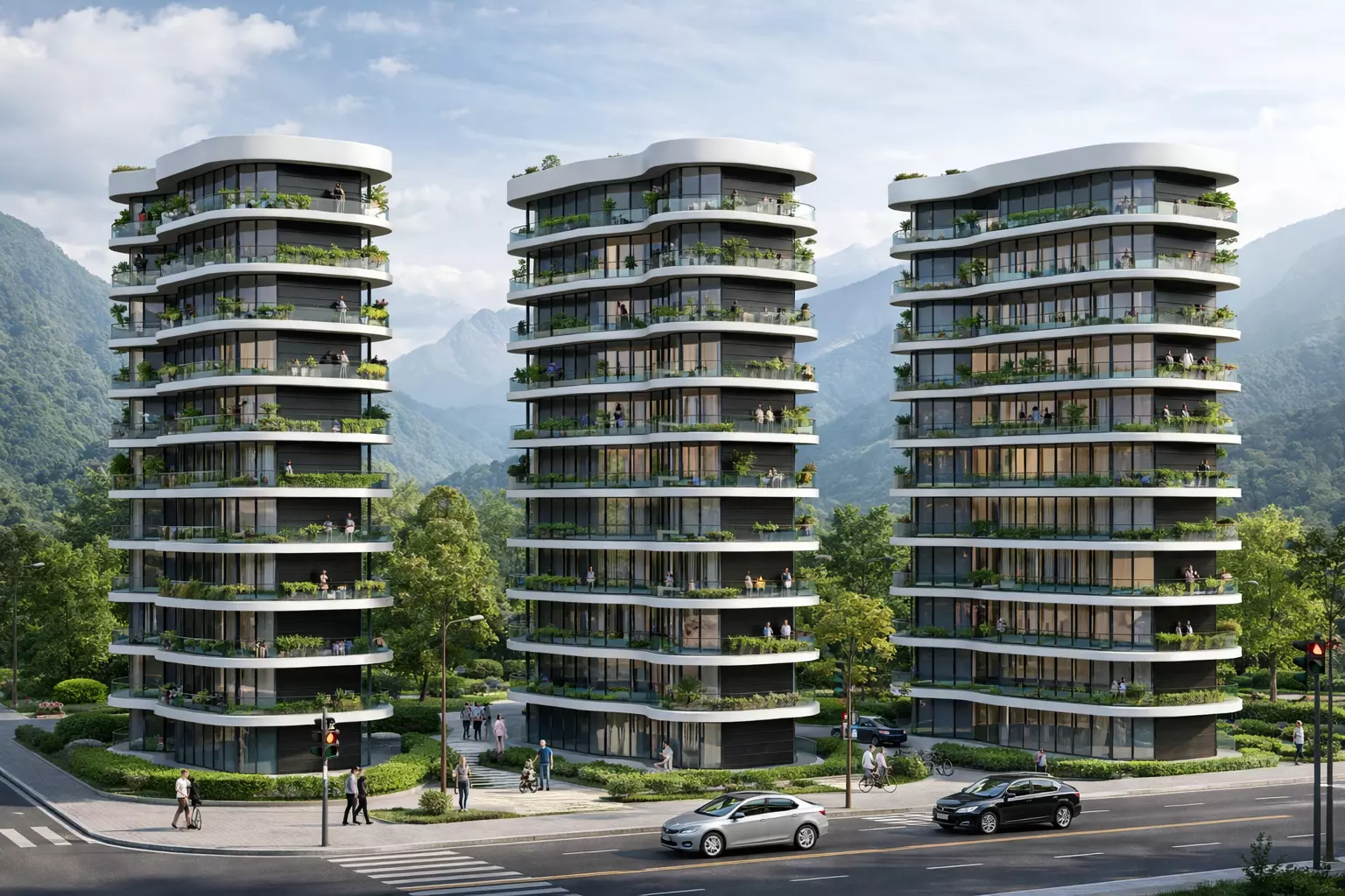 Architecture Project by Ramin Guseinov 98 Low-poly 3D model