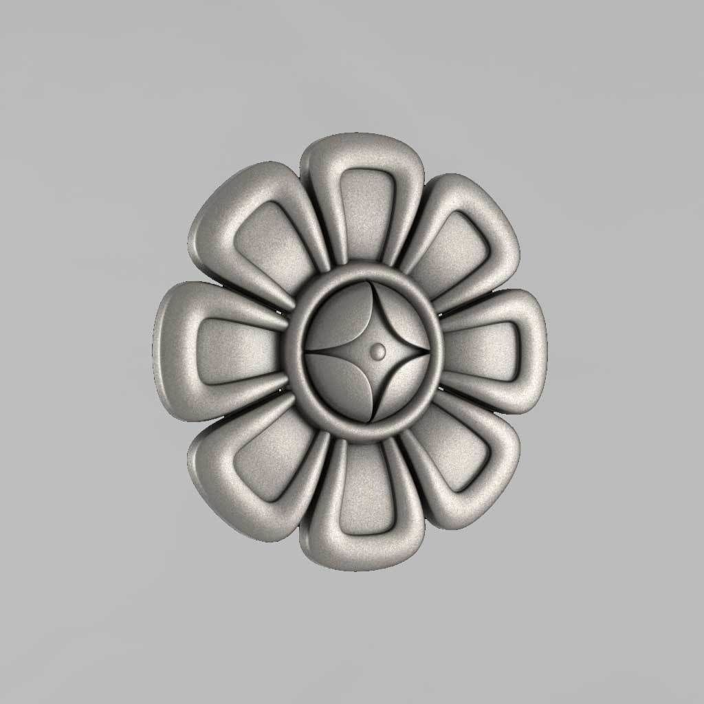 Decor Rosettes 3D print model_0