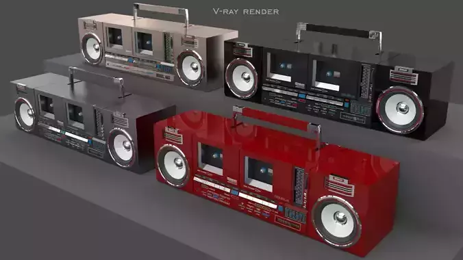 Retro ghettoblaster