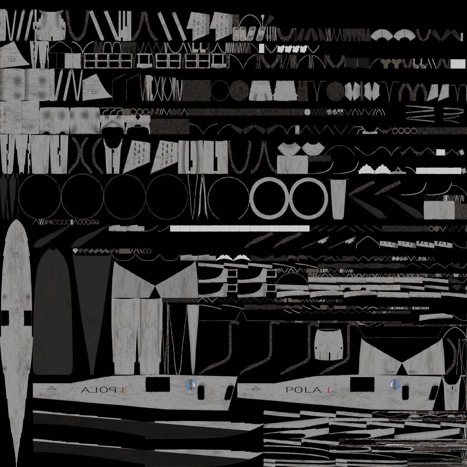 RO43 PACK 5 versions Low-poly 3D model_46