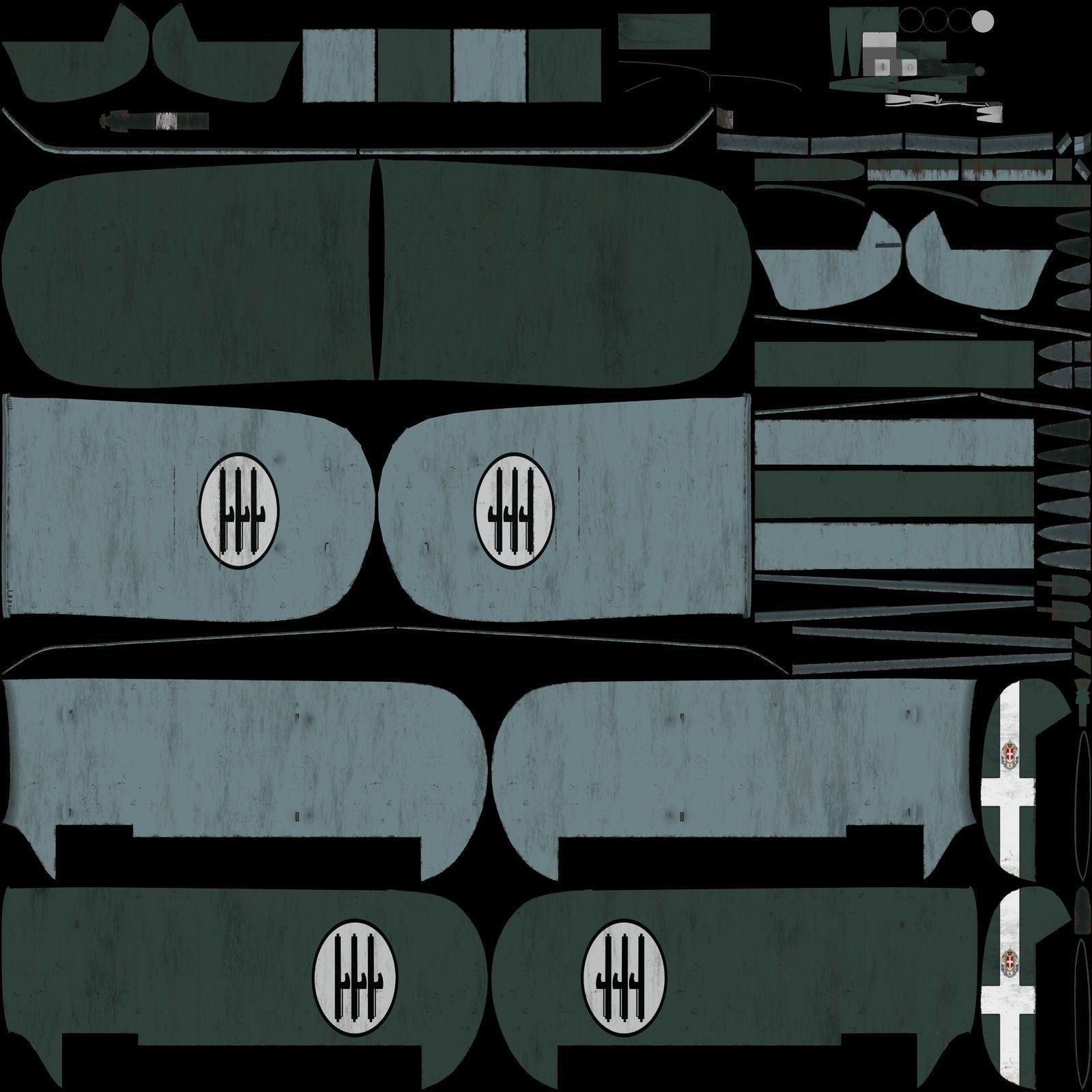 RO43 PACK 5 versions Low-poly 3D model_47