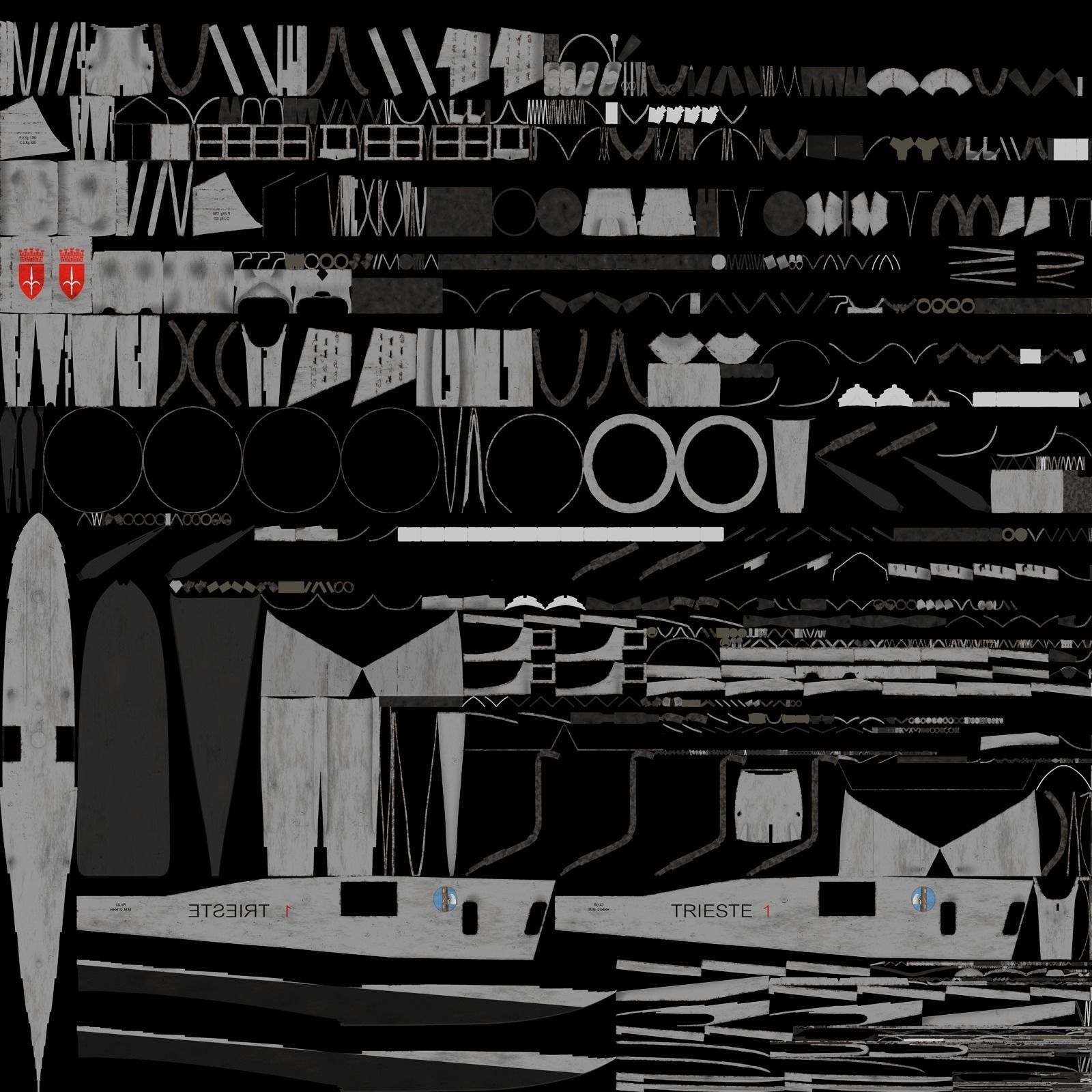 RO43 PACK 5 versions Low-poly 3D model_50