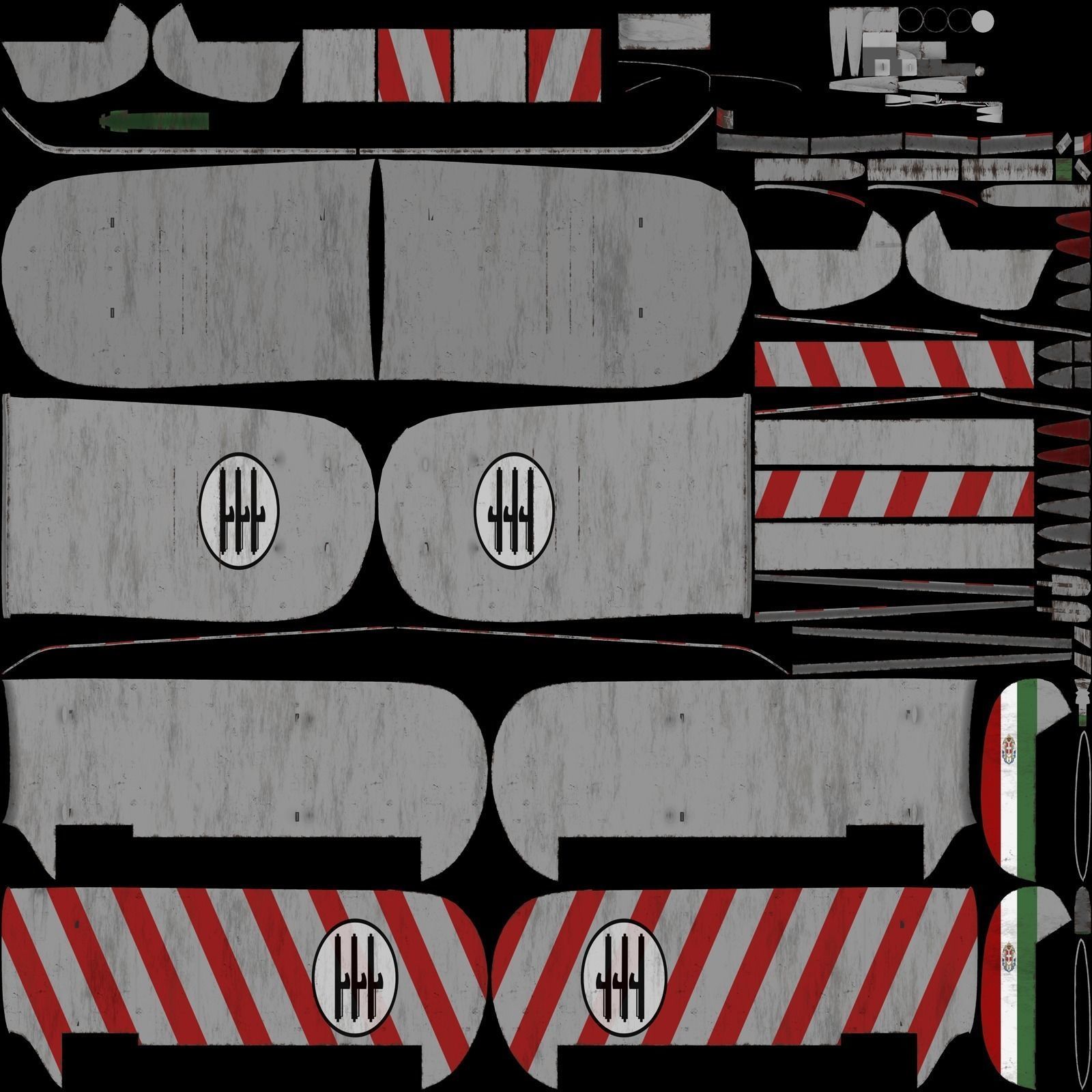 RO43 PACK 5 versions Low-poly 3D model_45