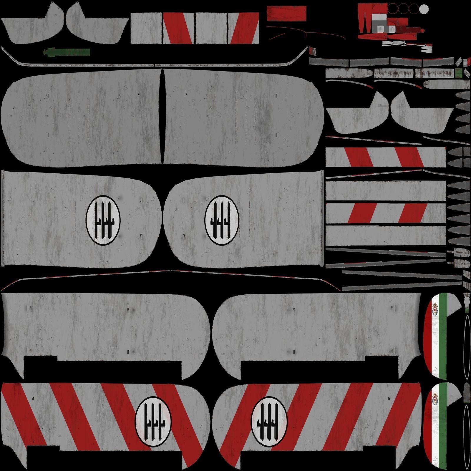 RO43 PACK 5 versions Low-poly 3D model_49