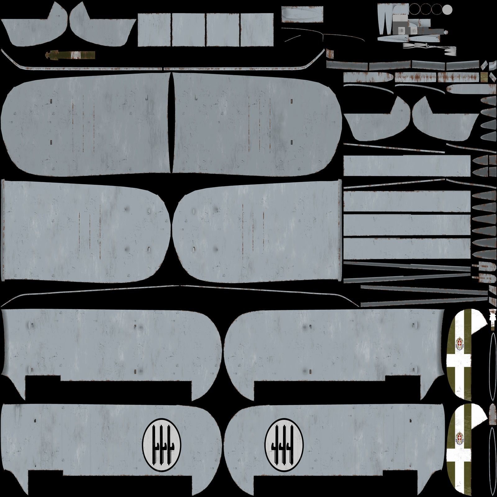 RO43 PACK 5 versions Low-poly 3D model_44