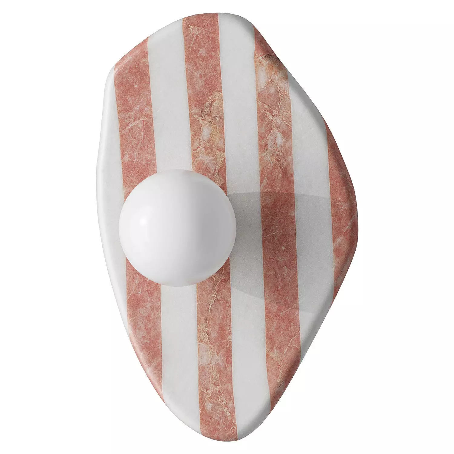 Pern Baan Blob Sconce Pink White 3D model
