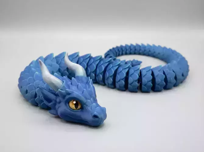 Stylized Fantasy Dragon - Static Toy