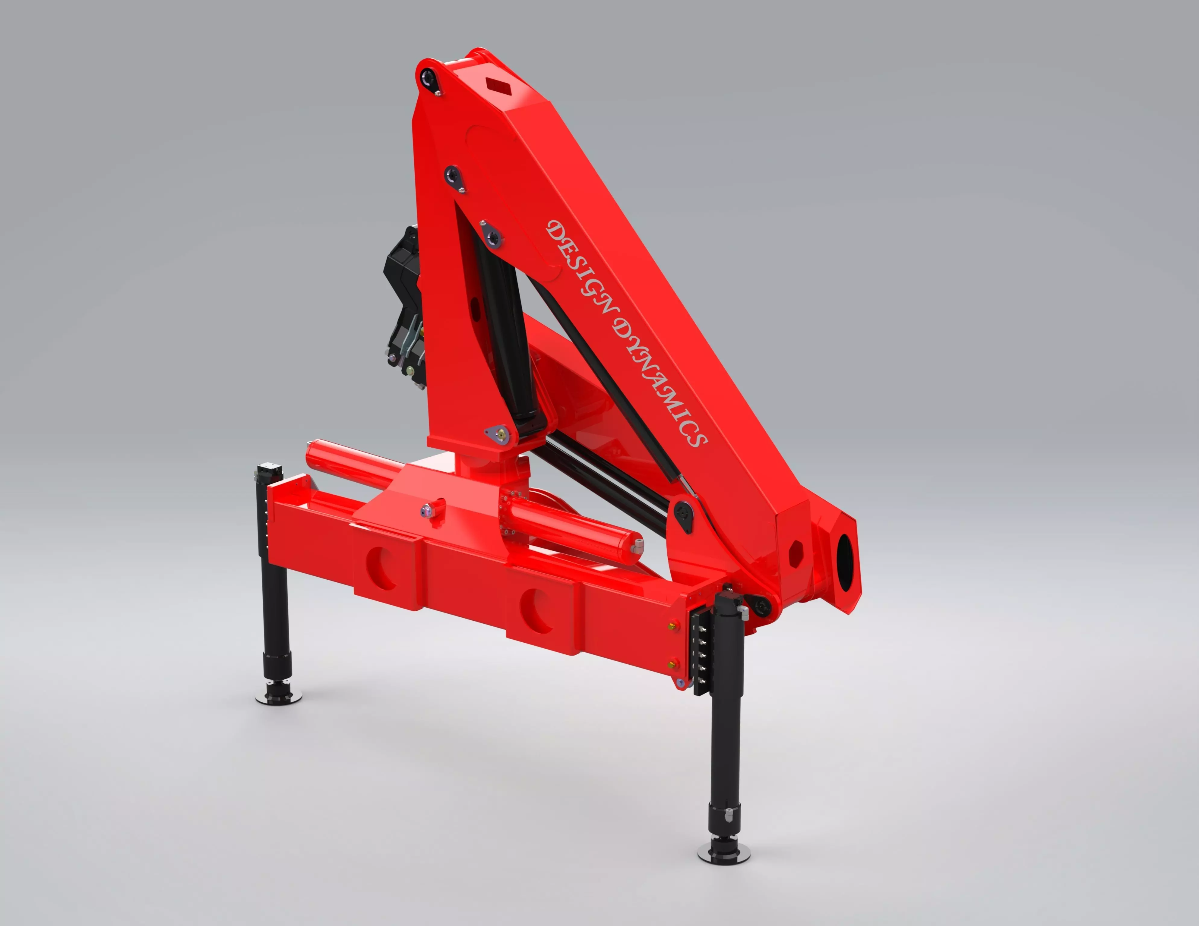 Loader crane 13t 3D model