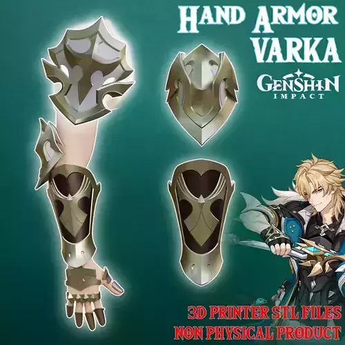 Varka Cosplay Hand Armor Outfit Genshin Impact