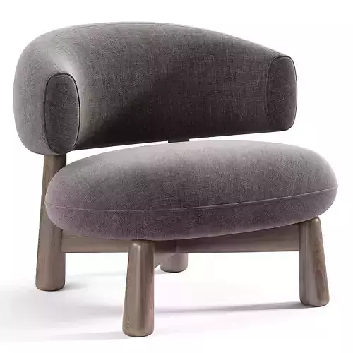 Olaf Armchair Low-poly 3D model 2