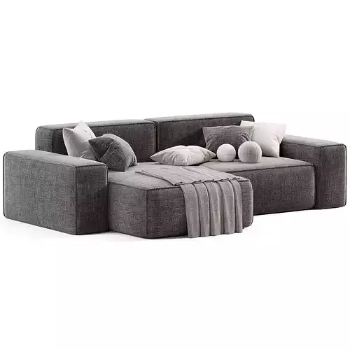 Ecksofa Sirpio Sofa Low-poly 3D model 5