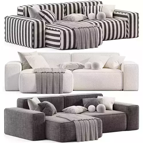 Ecksofa Sirpio Sofa Low-poly 3D model