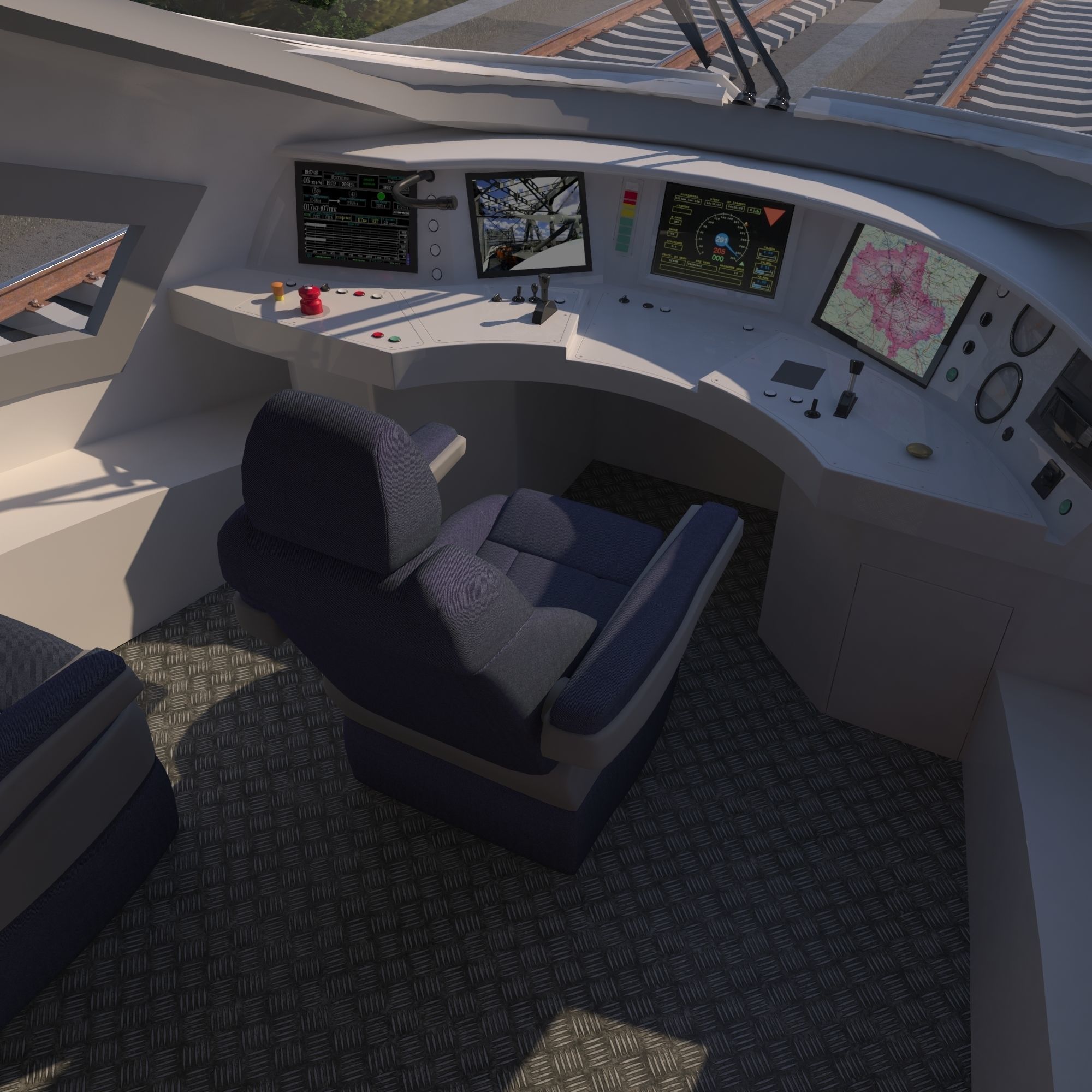 High-speed train ICE 3 Siemens Velaro E Germany 3D model_15