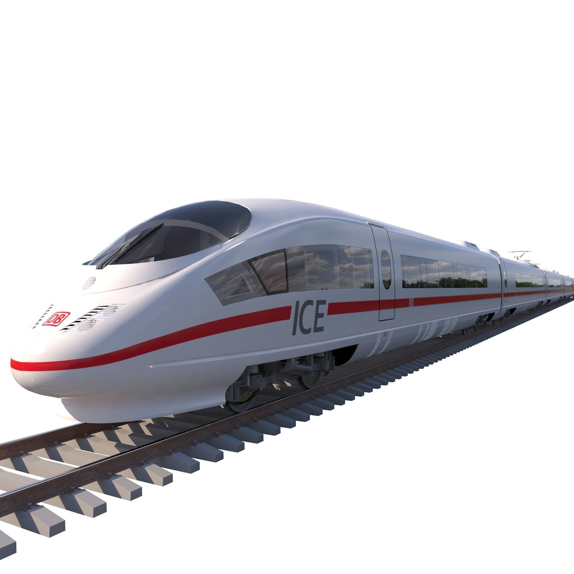 High-speed train ICE 3 Siemens Velaro E Germany 3D model_8