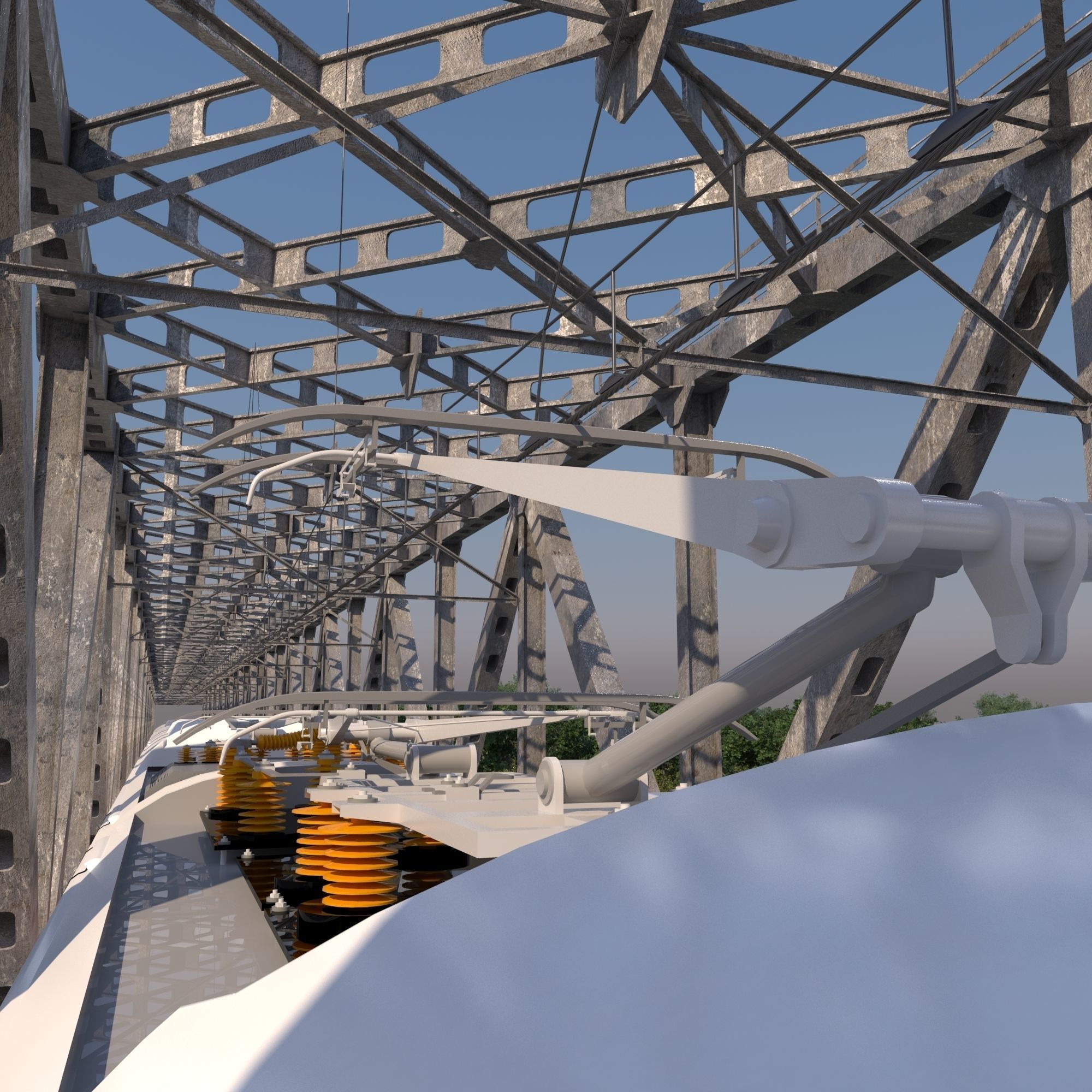 High-speed train ICE 3 Siemens Velaro E Germany 3D model_2