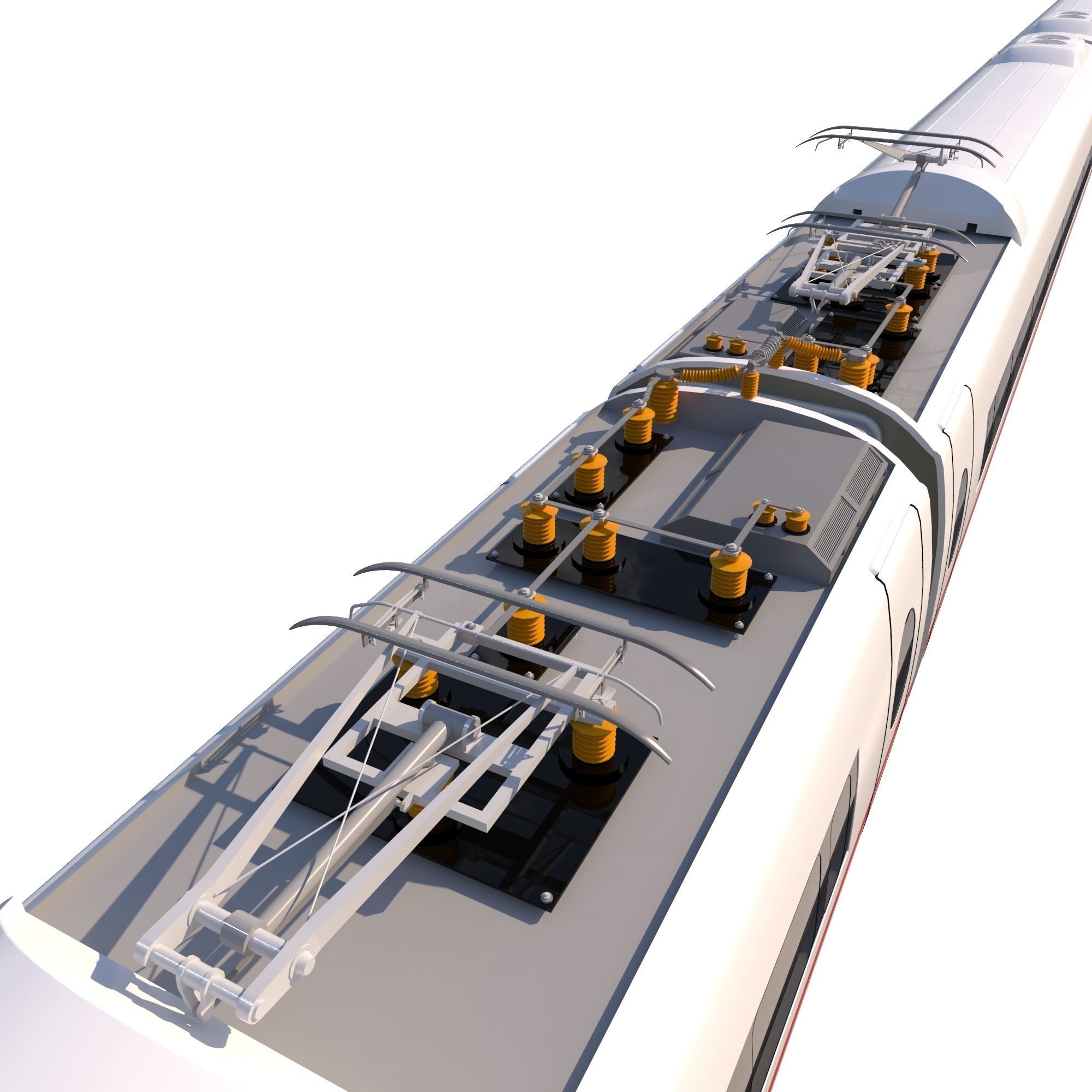 High-speed train ICE 3 Siemens Velaro E Germany 3D model_13