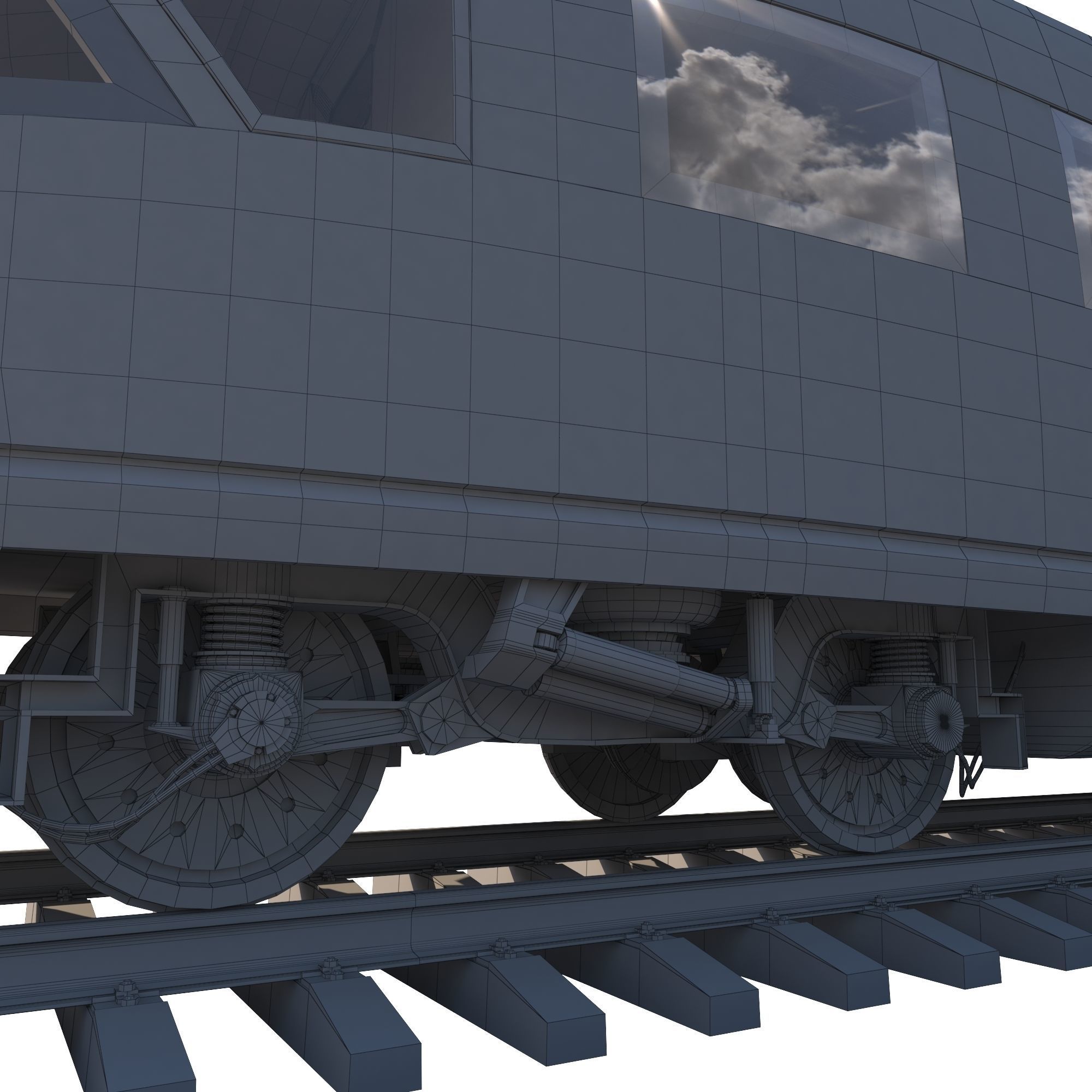 High-speed train ICE 3 Siemens Velaro E Germany 3D model_19