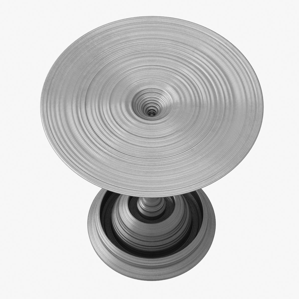 SEBASTIAN BRAJKOVIC  LATHE TABLE 450 DARK GREY 3D model_5