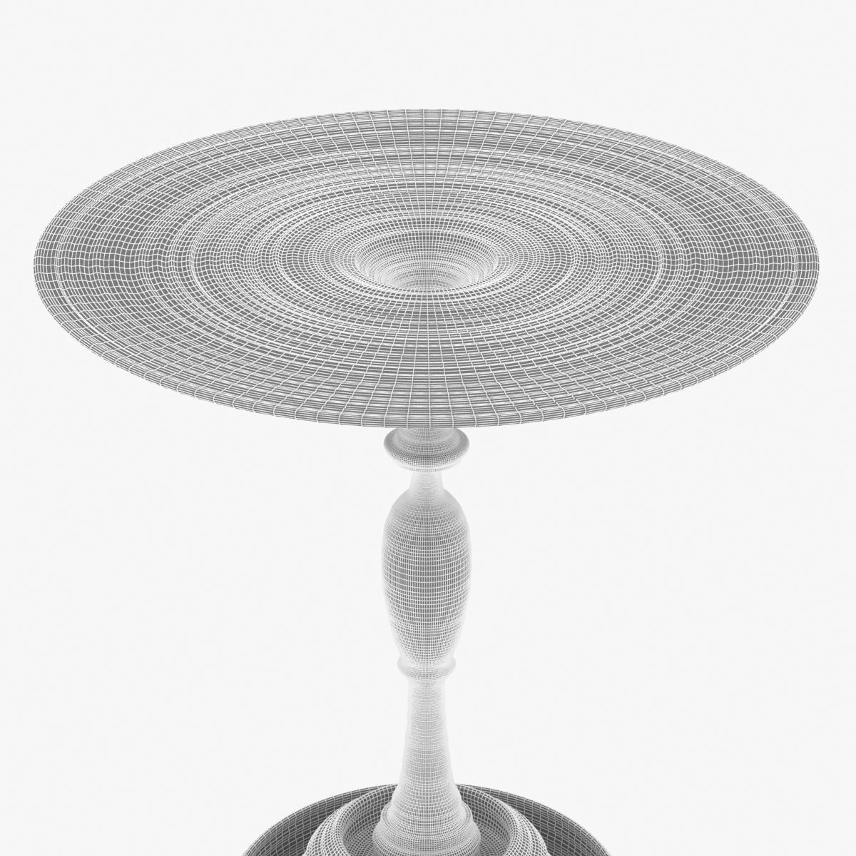 SEBASTIAN BRAJKOVIC  LATHE TABLE 450 DARK GREY 3D model_9