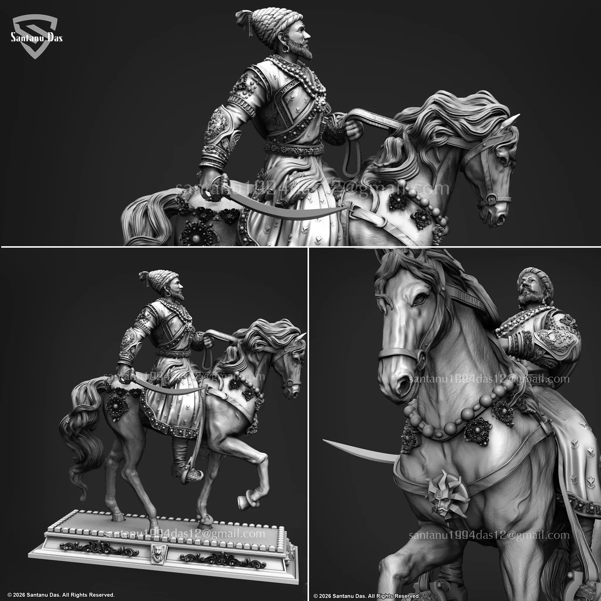 Chhatrapati Shivaji Maharaj v1 3D print model