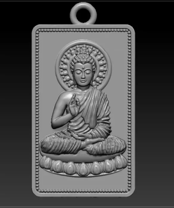 BUDDHA PENDANT 3D print model