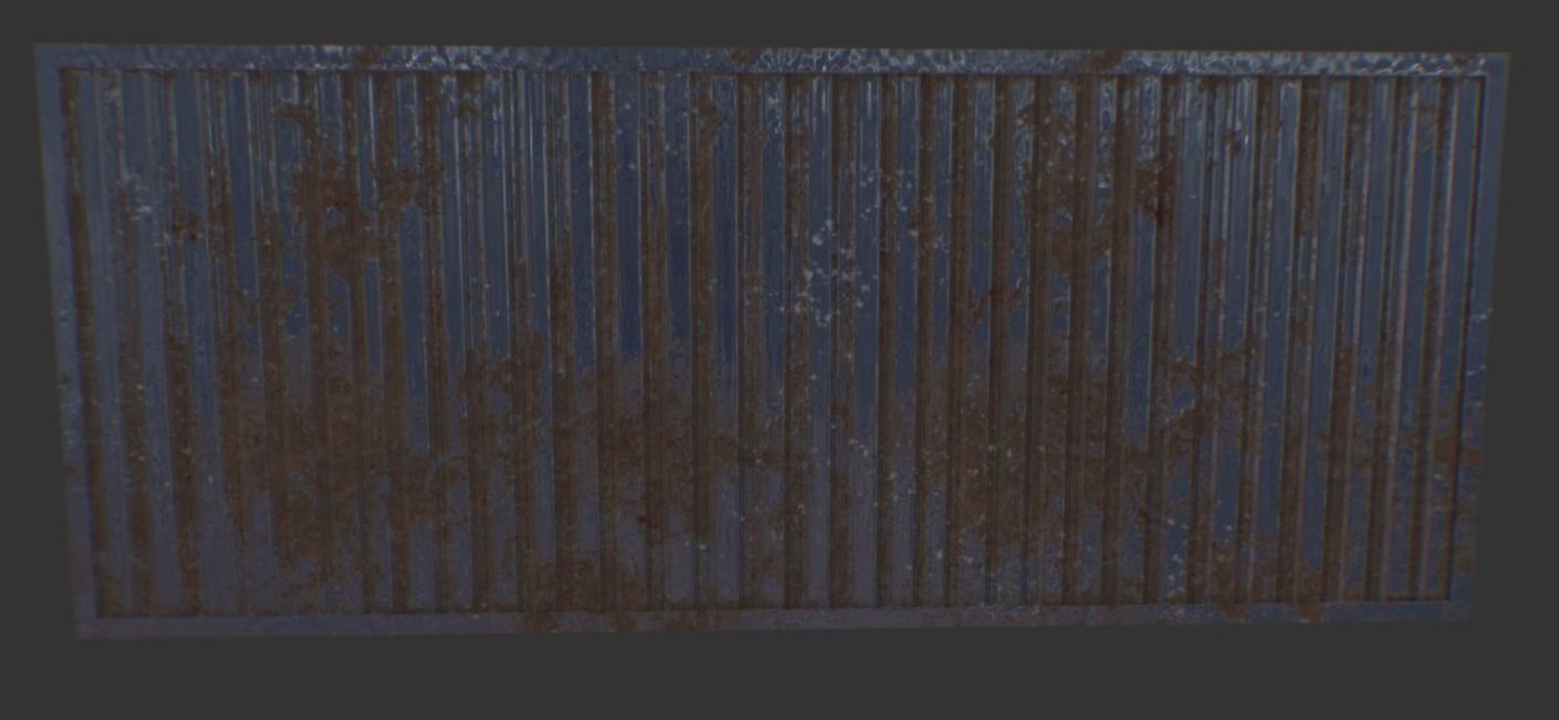 Container LowPoly shipping Free low-poly 3D model_2