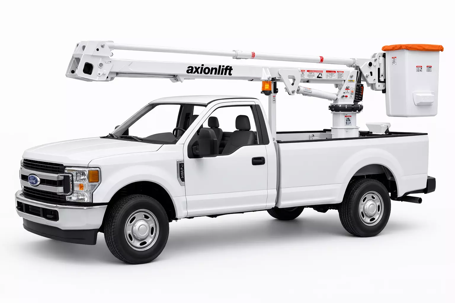 Bucket Lift Truck Utility Maintenance Service Vehicle 3D model