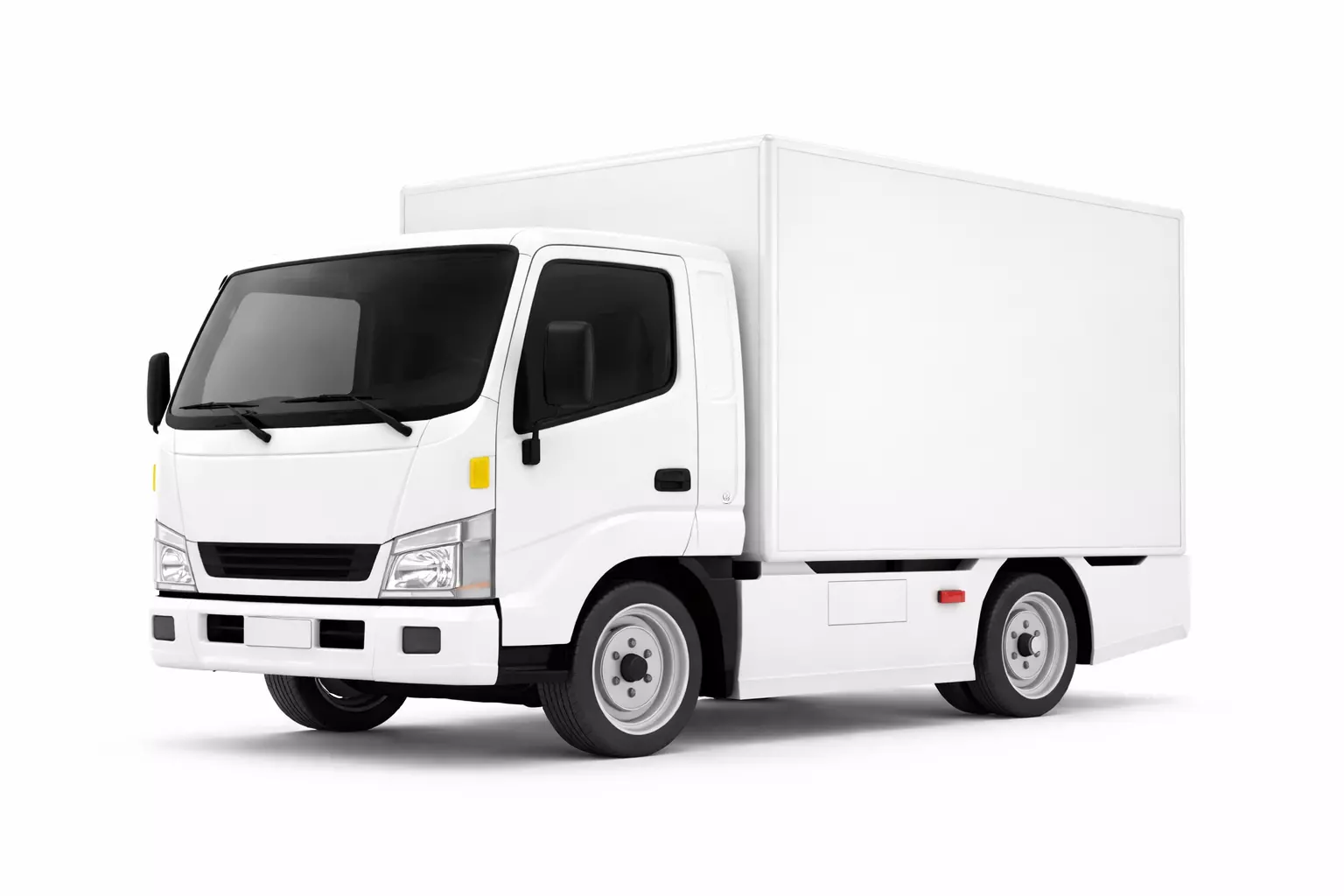 Generic Small Box Cargo Truck Delivery Transport Vehicle 3D model