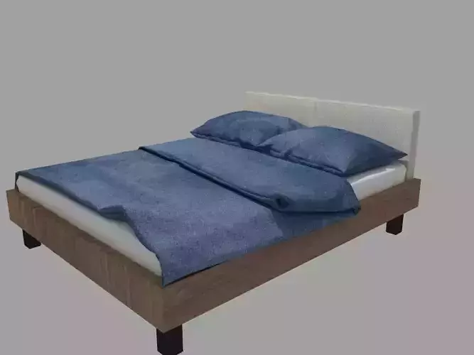 Blue bed