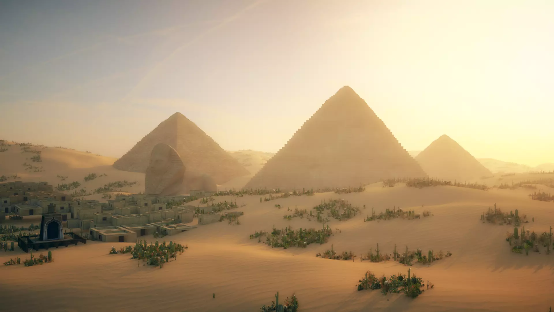 Egyptian Pyramids Ancient Egypt 3D model