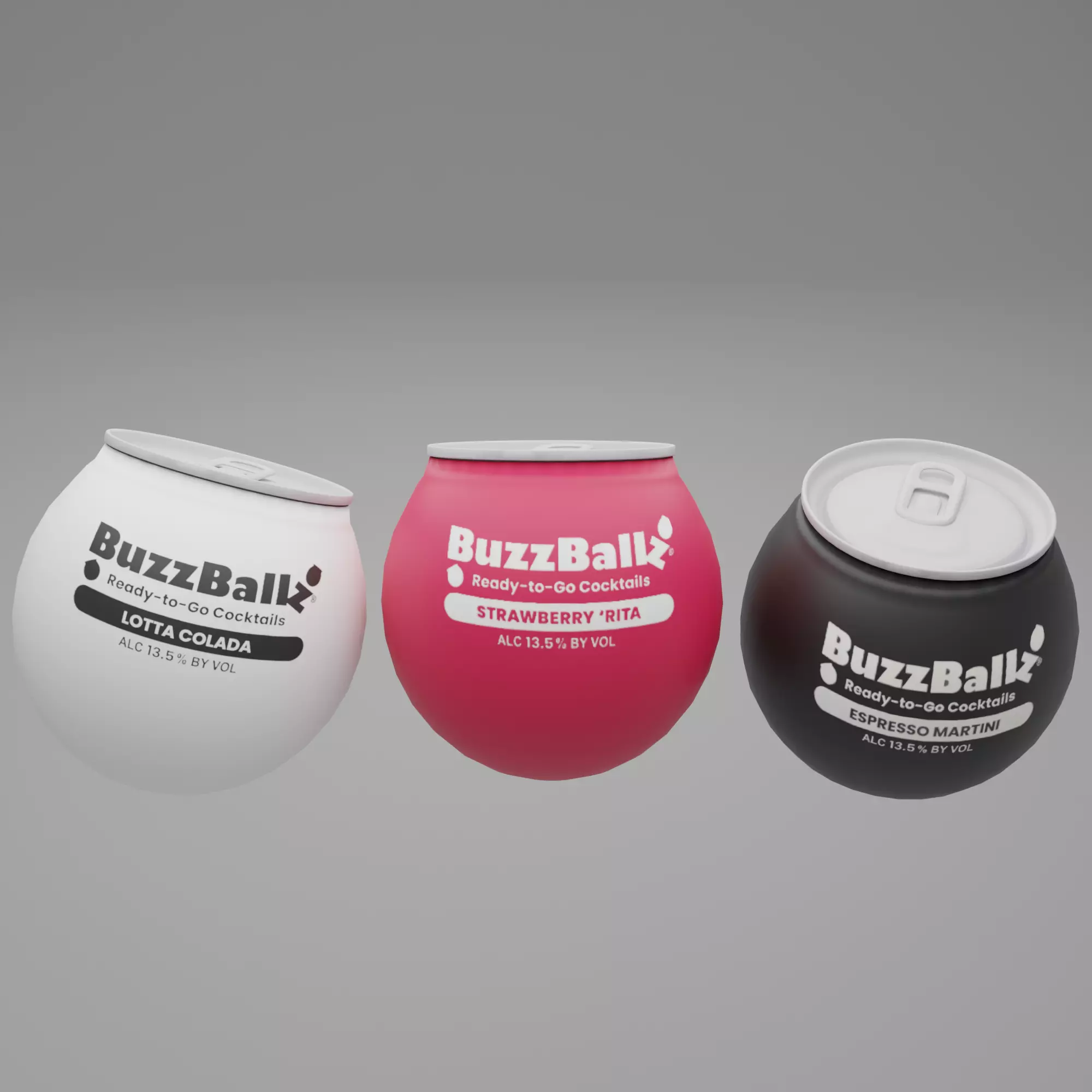 BUZZBALLZ ALCOHOLIC DRINK 3D model