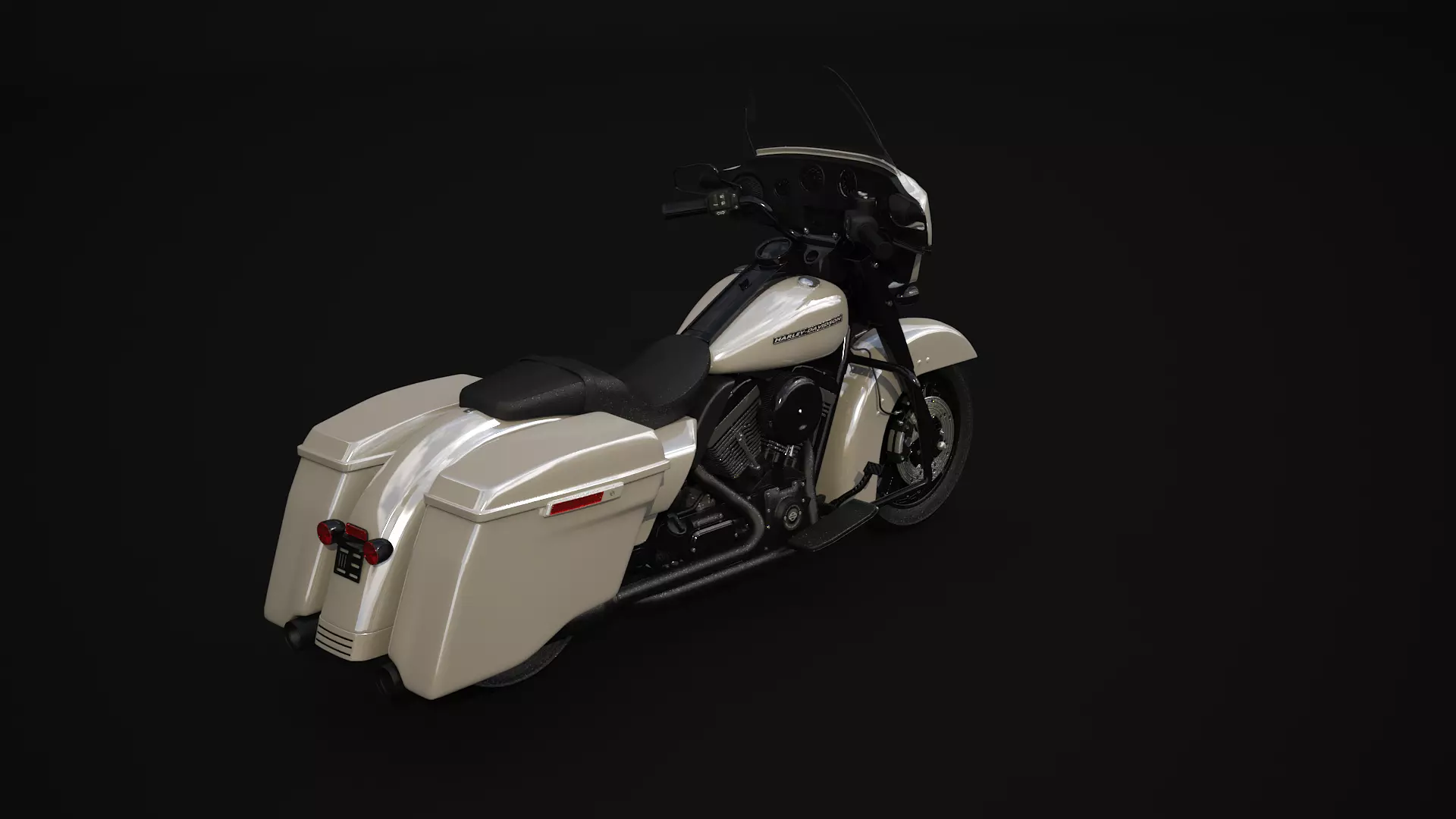 Street Glide Motorcycle 3D model