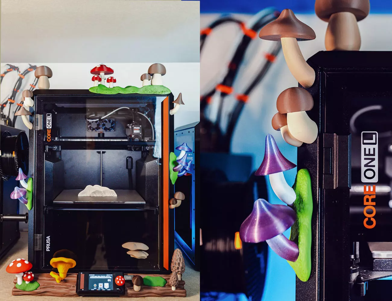 Mushroom Cover for Prusa Core One L Free 3D print model
